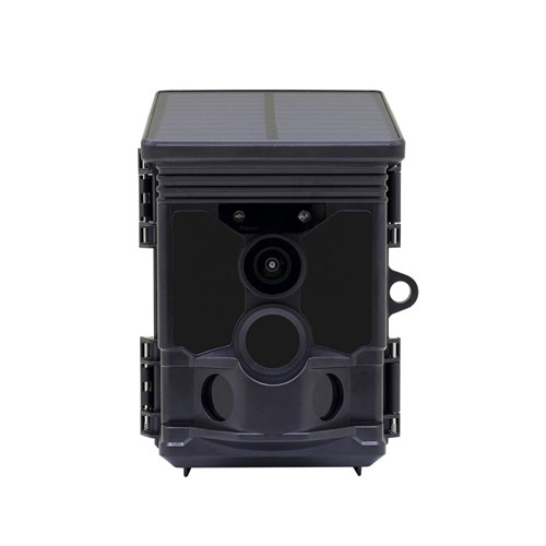 4K OUTDOOR TRAIL CAMERA WITH INTEGRATED SOLAR PANEL
